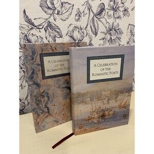 A Celebration of the Romantic Poets Past Times Limited Ed HB Book Slip Case NEW